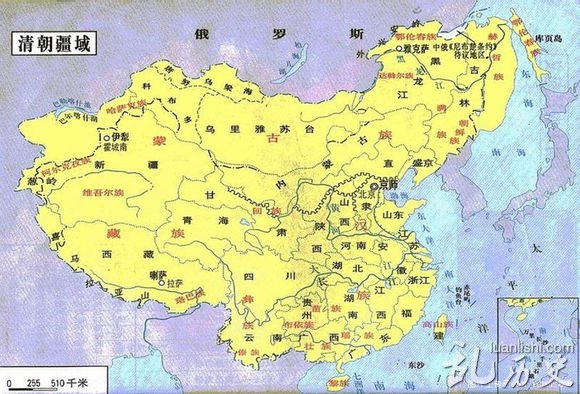 清朝地图