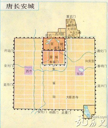 唐朝长安城资料简介 唐朝长安城的规划设计是怎么样的? 