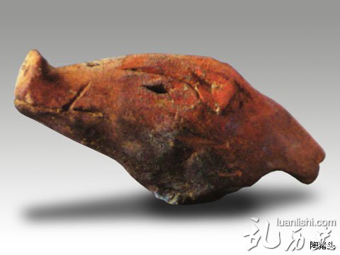 上宅文化的陶猪头:7000年前的家养猪