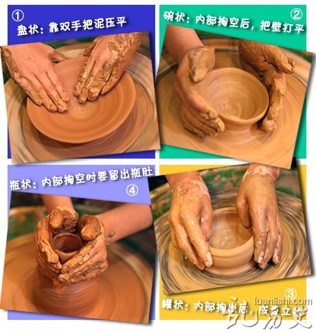 传统手工艺：陶艺·拉坯制作工序及材料和工具