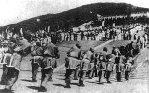 1929年6月,孙中山奉安大典在南京中山陵举行