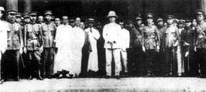 1924年6月,孙中山出席黄埔军校开学典礼