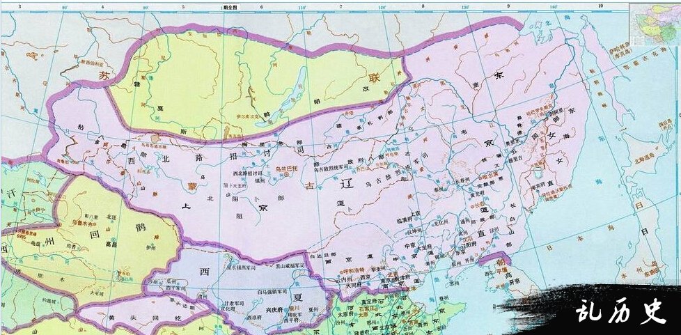 辽朝地图：历史上的辽朝领土有多大