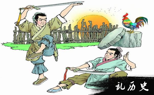 祖逖闻鸡起舞