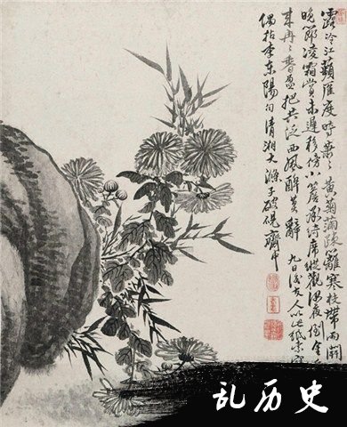 石涛花鸟画图片