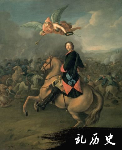 油画“马背上的彼得一世”