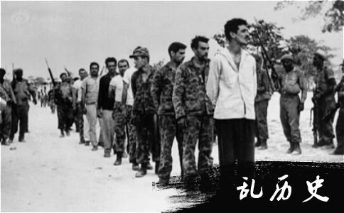 猪湾事件中被俘虏的古巴人