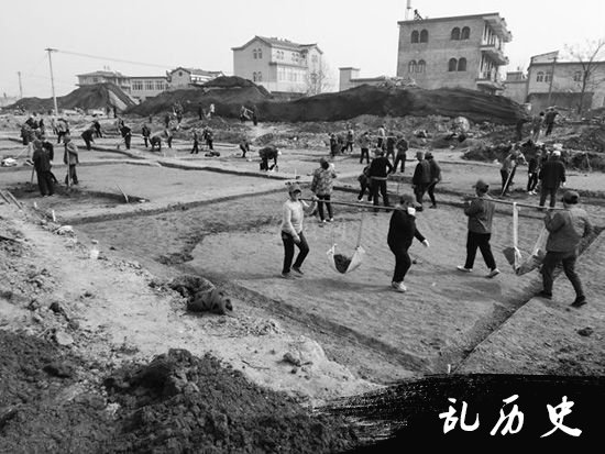 蚌埠发现古文化遗址 疑似汉朝建造