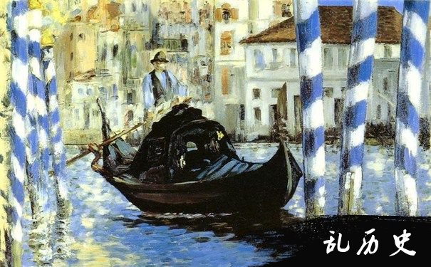 马奈的作品《威尼斯大运河》