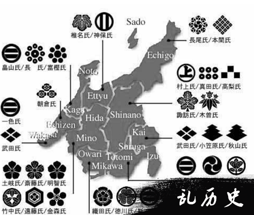 日本战国时代都有哪些家族 各大名的家纹是怎样的