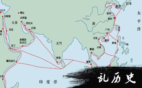 海上丝绸之路线路图