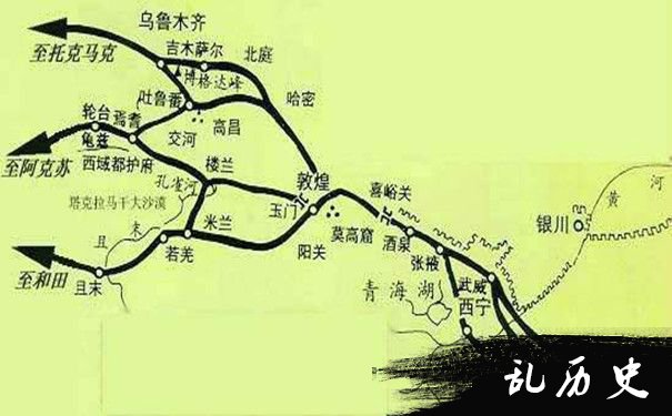 丝绸之路地图