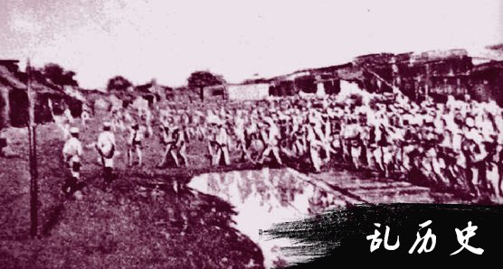 老照片：1927年日军侵入北平城照片