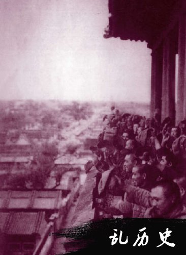 老照片：1927年日军侵入北平城照片