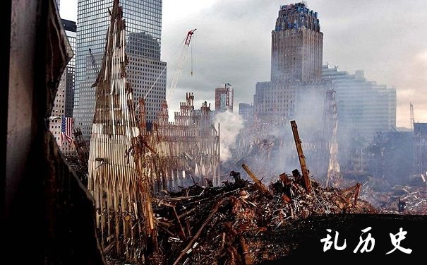 911后世贸大厦的废墟