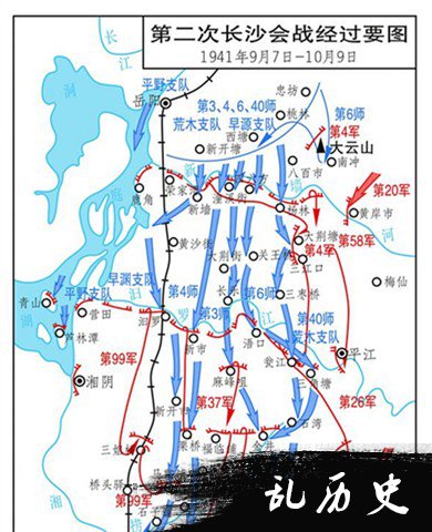 第二次长沙会战地图