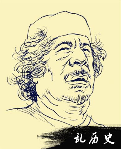 卡扎菲画像