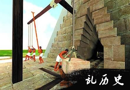金字塔建造场景模拟