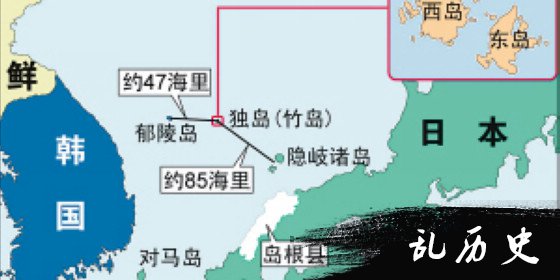 独岛地图介绍 独岛图片大全