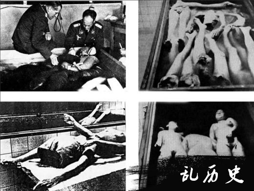 纳粹羞辱残杀妇女恐怖真实黑镜头：女人尸体成堆