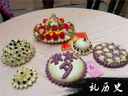 现场制作馒头
