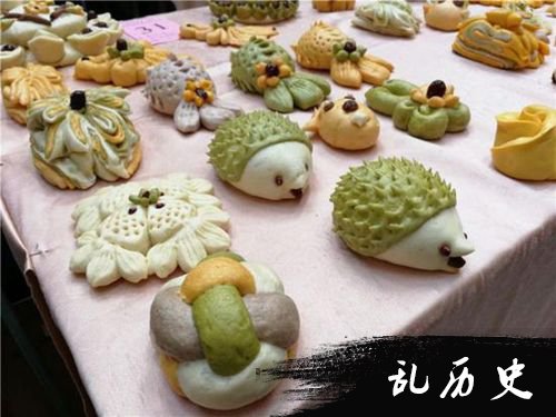 现场制作馒头
