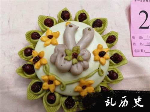 现场制作馒头
