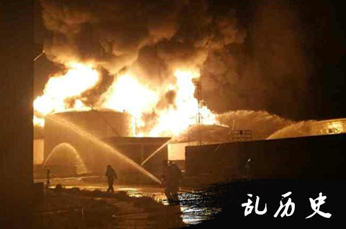 福建古雷px项目爆炸现场