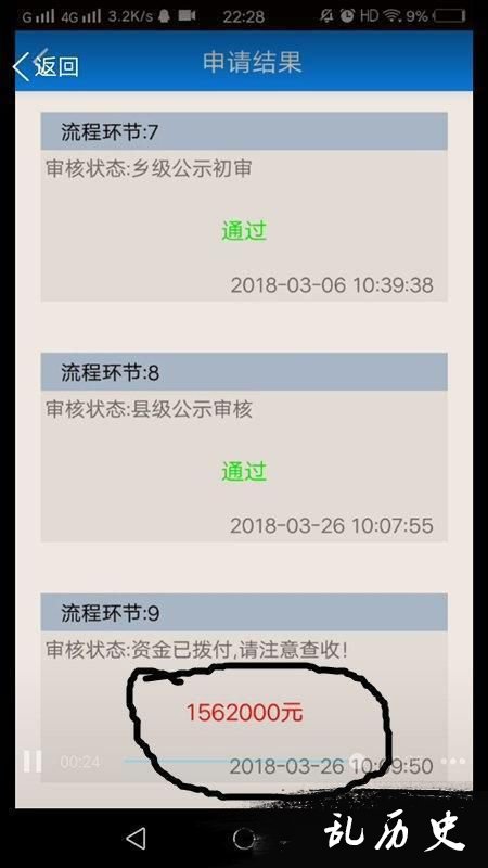 手机显示资金已拔付 1000元助学金变156万